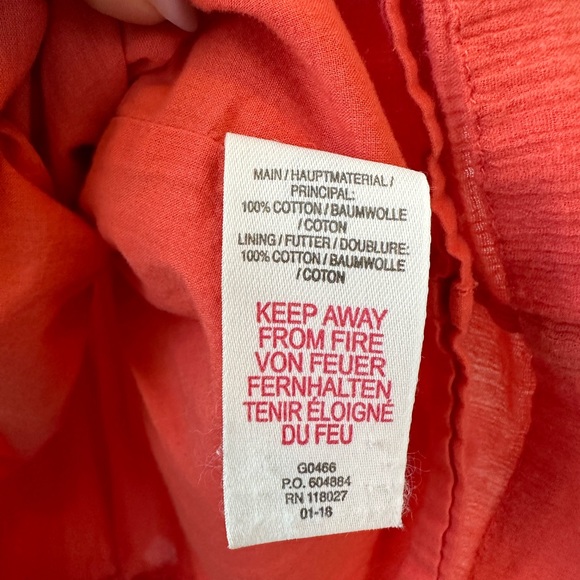 Mini Boden Girls Coral Embroidered Adjustable Tank (Size 3-4) - Picture 5 of 5